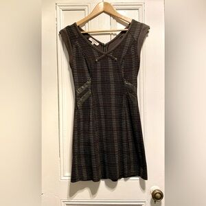 Plaid mini dress